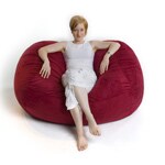 Zoe Red 5-foot Lounger