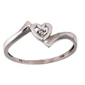 10k White Gold 1/6ct TDW Diamond Ring