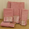 Andrea Set of 6 Cinnamon Striped Towels