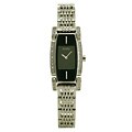 Seiko Women's Black Dial Stainless Steel Watch
