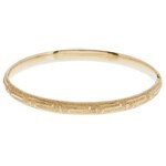 10k Gold Slip-on Bangle