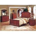 Elegant Mission-style 7 pc Bedroom Set