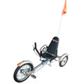 Triton Three-wheeled 16-inch Silver Cruiser