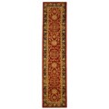 Hand-spun Oushak Red Wool Rug (2'3 x 8')