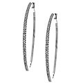 Sterling Silver 1/3ct TDW Diamond Hoop Earrings