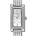 Bulova Women's Silver Dial Steel Bracelet Watch