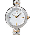 Bulova Women's Bracelet Two-tone Quartz Watch