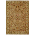 Ancestry Tan/ Ivory Wool Rug (4' x 6')