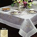 Beads and Bows Embroidered Tablecloth