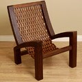Hand-woven Wooden Arm Chair (Colombia)
