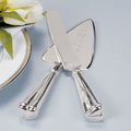 'Love' Wedding Cake Server Set