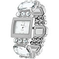 Geneva Platinum Rhinestone Women's Watch