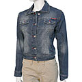 South Pole Women's Dark Wash Denim Jacket