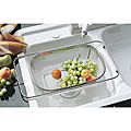 Over-the-Sink Stainless Steel Mesh Strainer