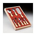 8-piece Mini Tool Set with Wood Display Box