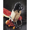 7-piece Stainless Steel Knife Set with Wood Block