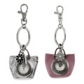 Geneva Platinum Women's Handbag Keychain Watch