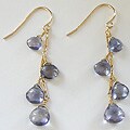 Multi-stone Cascade Earrings (Dominican Republic)