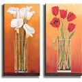 Parr Calla on Gold & Ruby Canvas 2-piece Set