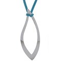 Platifina Free Form Tear Drop Necklace