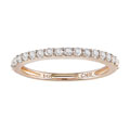 14k Pink Gold 1/4ct TDW Diamond Ring