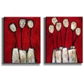 De La Cruz Tempting Tulips Stretched Canvas Set