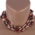 Classic Endless Multi-colored FW Pearl Necklace