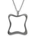Platifina Mini Free Form Square Necklace