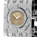 Gucci 112 Twirl Women's Brown Dial Diamond Watch