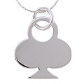 Platifina Players Club Suit Necklace
