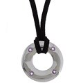 Platifina Amethyst Circle Necklace