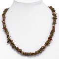 Handmade Pink Jasper Beaded Necklace