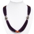Royal Purple Beaded Jasper Necklace