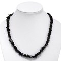 Handmade Polished Black Onyx Necklace
