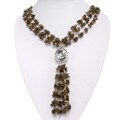 Three Strand Labradorite Necklace