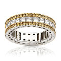 18k White Gold 3-2/5ct TDW Diamond Eternity Band
