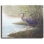 Li-Leger Watching and Waiting Stretched Canvas