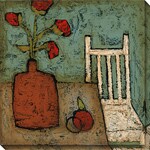 DeRosier 'Vase with Fruit I' Canvas Art