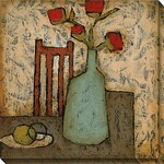 DeRosier 'Vase with Fruit IV' Canvas Art
