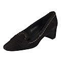 Prada Black Suede Trimmed Edge Pumps