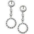 14k White Gold 1/4ct TDW Diamond Dangle Earrings