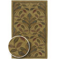 Hand-tufted Silkar Collection Gold Wool Rug (9' x 13')