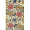 Hand-tufted Garden Wool Rug (9' x 13')