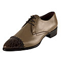 Prada Women's Leather and Crocodile Oxford Shoes