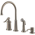Price Pfister Ashfield Rustic Pewter Kitchen Faucet