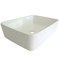 French Petite White Vessel Sink