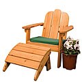 Adirondack Patio Chair and Ottoman