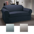 Two-Piece Twill Stain Resistant Sofa Slipcover