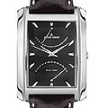 Jacques Lemans Men's Dual Time Leather Watch
