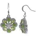 Flower Cubic Zirconia Earrings
